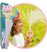 SHCKE 5-Claw Bubble Wands 4-Pack with 420ml Bubble Solution, 16.7 Inch Extra Large Bubble Wand fo...