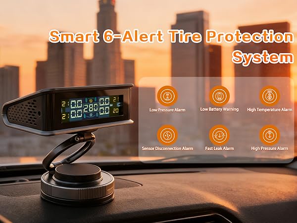 bluetooth tire pressure caps