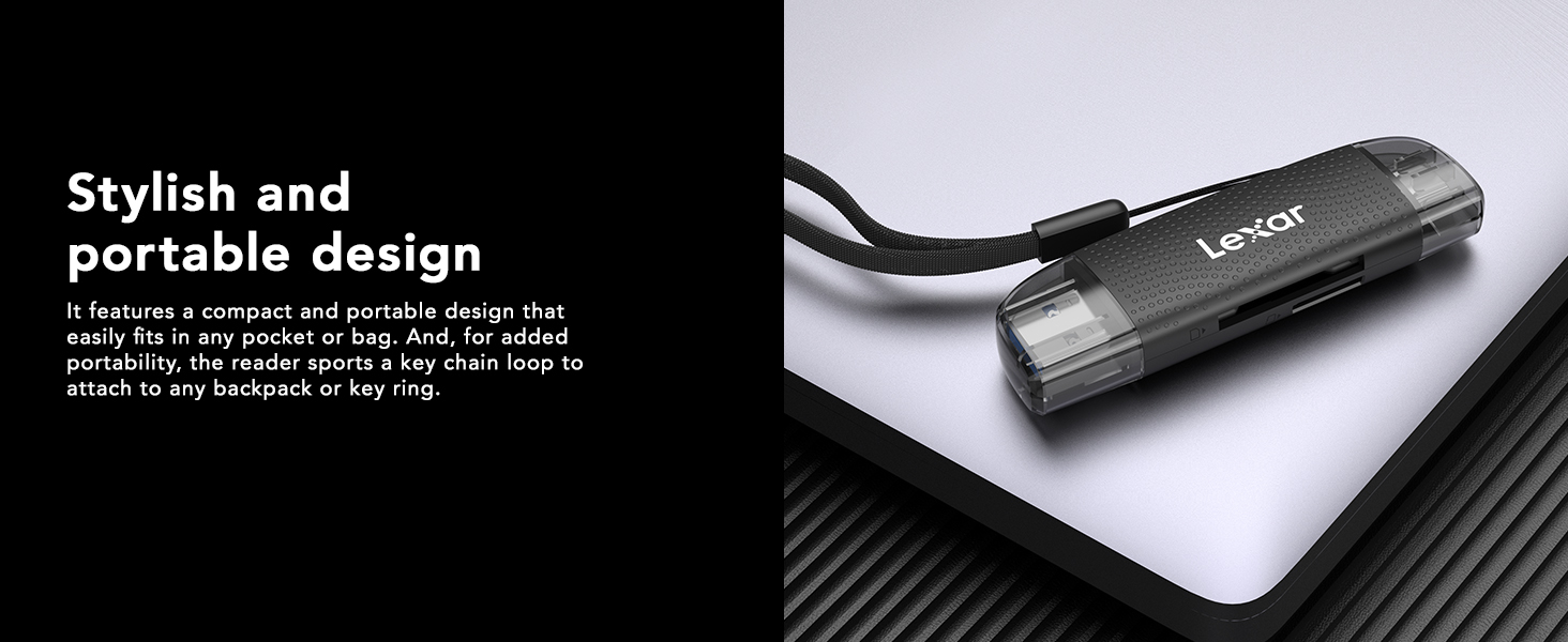 Stylish and portable design