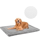 BEAUTYZOO Dog Bed Crate Pad 42 x 28 inch, Dog Crate Mat for Large Dogs, Washable &amp; Anti-Slip Dog ...