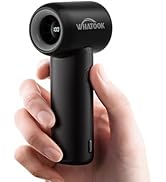 WHATOOK Mini Pocket Fan Portable Handheld Fans,3000mah Small Rechargeable Turbo Personal Fan Trav...