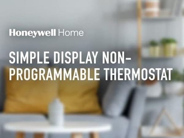 Honeywell Home Simple Display Non-Programmable Thermostat