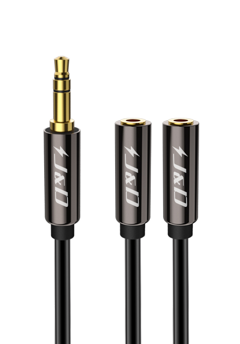 Headphone Splitter 1/8 Audio Stereo Y Splitter Aux Extension Cable