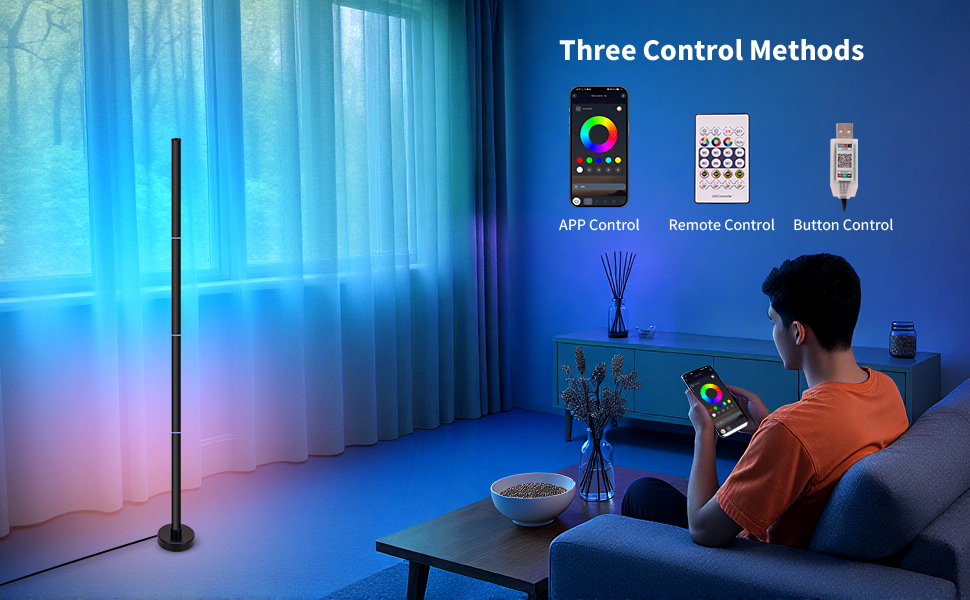 YUXORAH bedroom,corner lamps for living room,light bar for room,standing lamps for living room,game