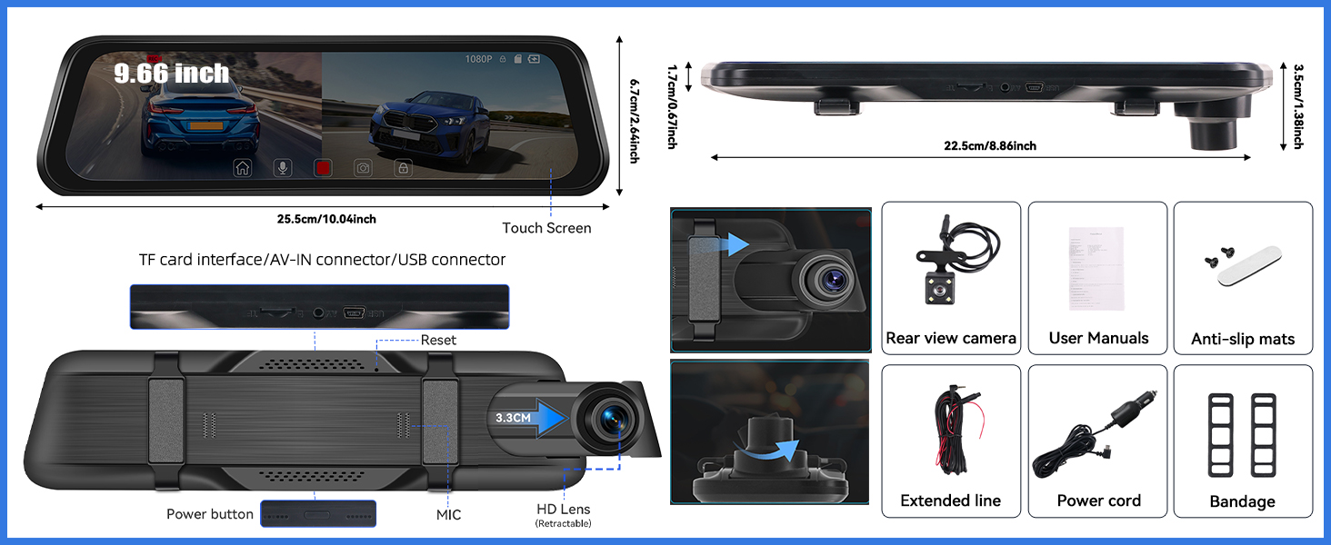 backup camera for car rear view mirror camera camara para carro back parking camera rear view camera