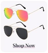 Yogo Vision Polarized Aviator Sunglasses for Kids Children's Sunglasses Girl Boy Classic Sun glasses