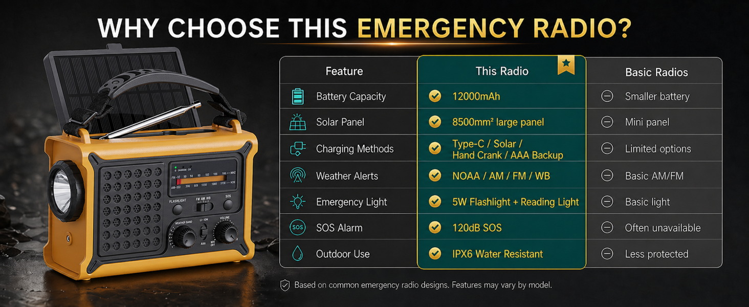 Why Choose OnLyee Emergency Radio