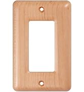 YDJSA Light Wood Light Switch Cover Plate Decorative Switch Plate Covers In Maple Wood For Elegan...