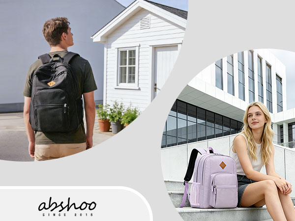 abshoo Basic Men and Women Backpack for Travel 