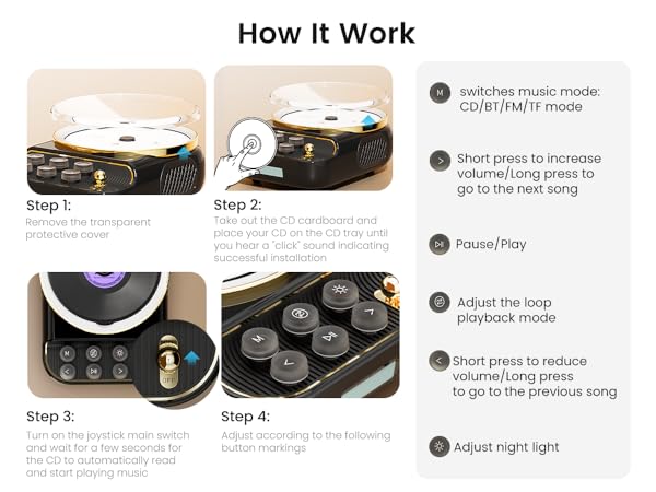bluetooth speaker with cd player