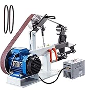 VEVOR 1500W 2HP Belt Sander Grinder, 2" x 82" Variable Speed Belt Grinder for Metalworking, 3-in-...