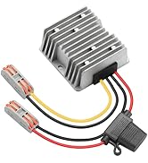 YBBOTT DC 12V 24V Step Up to 48V 5A 240W Boost Converter Power Transformer with Fuse DC Voltage f...