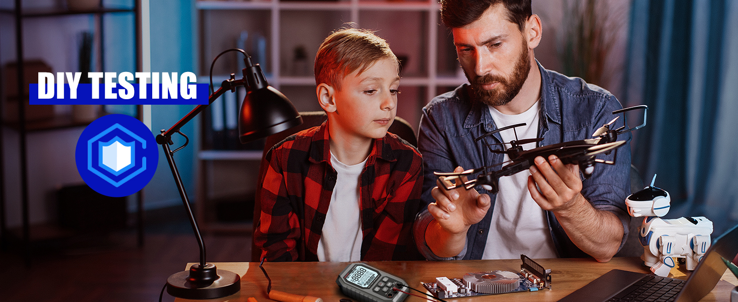 NOYAFA NF-8509 Network Cable Tester (with Multimeter Tester), POE/RJ45 CAT5 CAT6 LAN/Ethernet