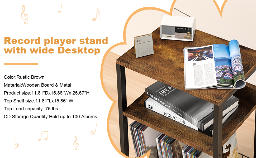 Record Player Stand