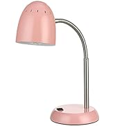 Eye-Caring Table Lamp of Simple Designs Home E26 Led Screw Basic Metal Desk Lamp with Flexible Go...
