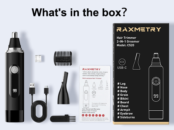 areyzin nose hair trimmer