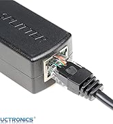 UCTRONICS Active PoE Splitter 12V - 2.1mm DC Barrel Jack for IP Camera, Arduino with Ethernet and...