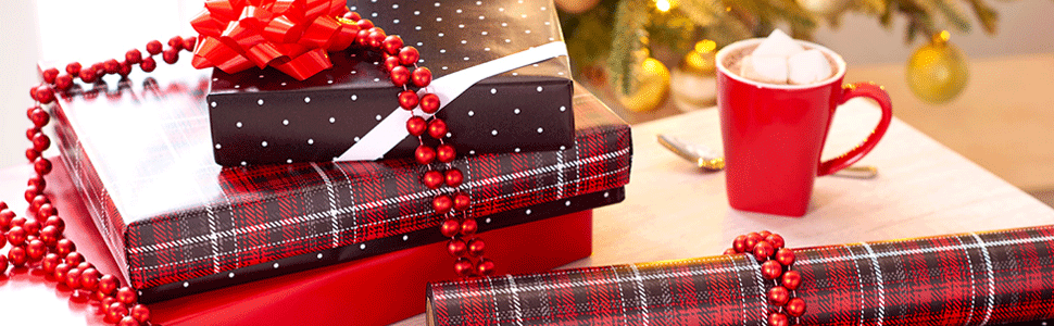 christmas gift packaing wrapping paper