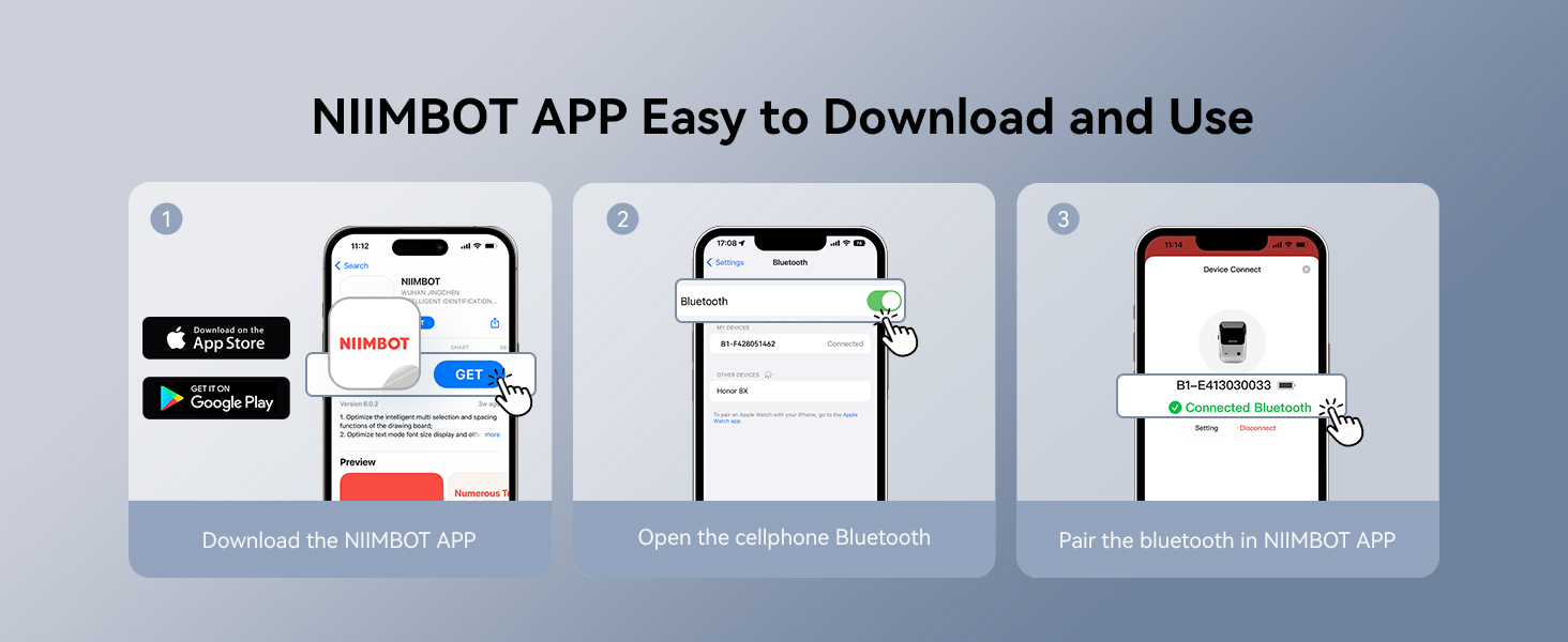 NIIMBOT B1 BLUETOOTH LABEL MAKER