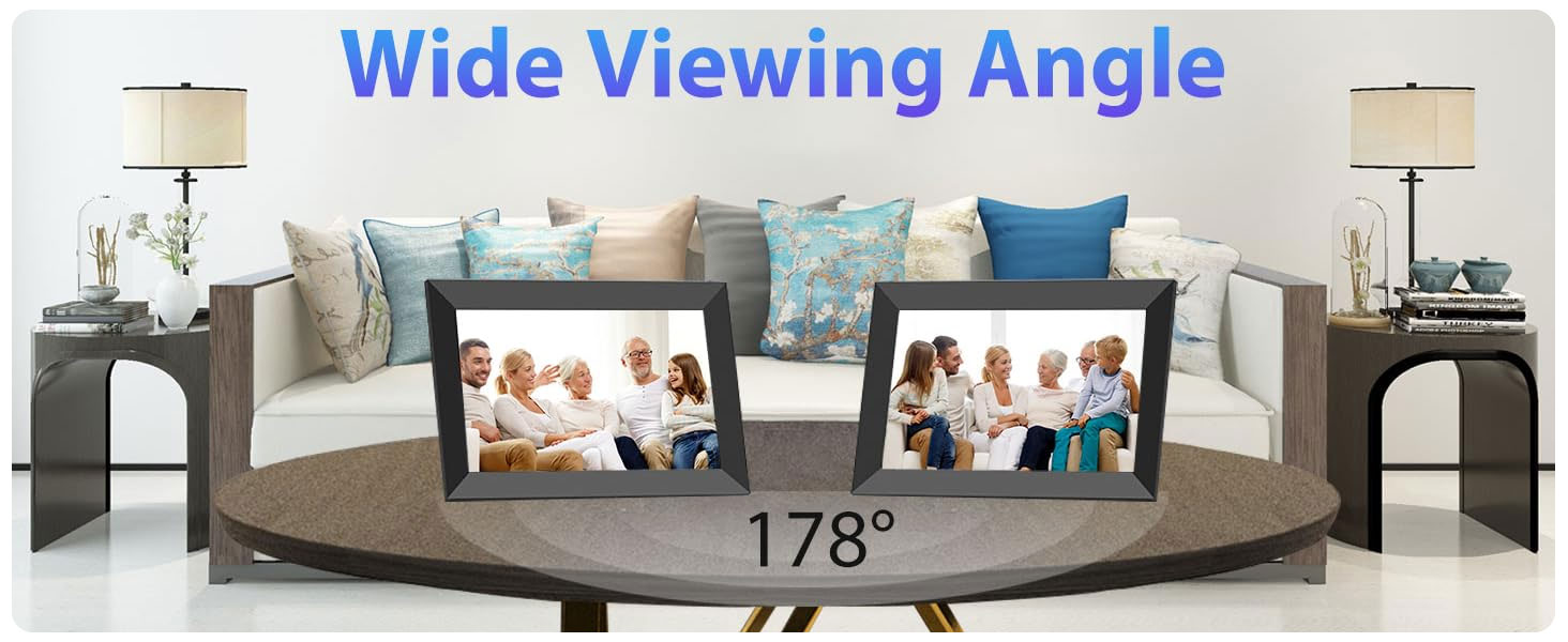 digital picture frame wifi wall mount
