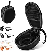 iMangoo Headphones Bone Conduction Case for SHOKZ Open Run Pro 2, Shockproof Protective Anti-Drop...