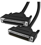 XANHAM DB37 37 Pin 9.8 Feet(3 Meter) Two Row Straight Through Serial Cable, Double Shielded(Metal...