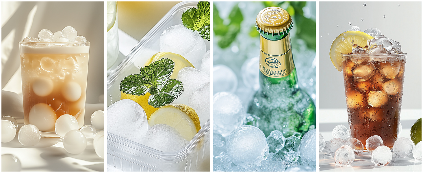 Create your own cold drinks with the ice cube tray