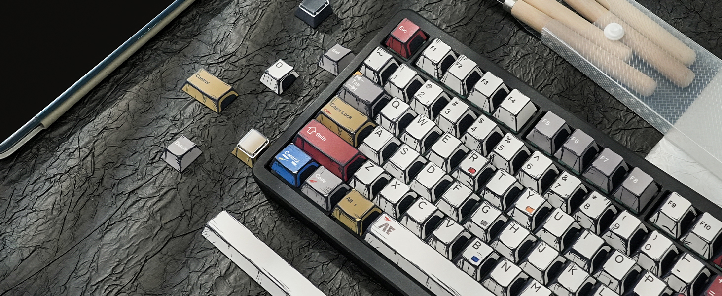 Durable Doubleshot PBT Keycaps