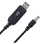 DC 5V to DC 12V USB Voltage Step Up Converter Cable - iGreely Power Supply USB Cable with DC Jack...