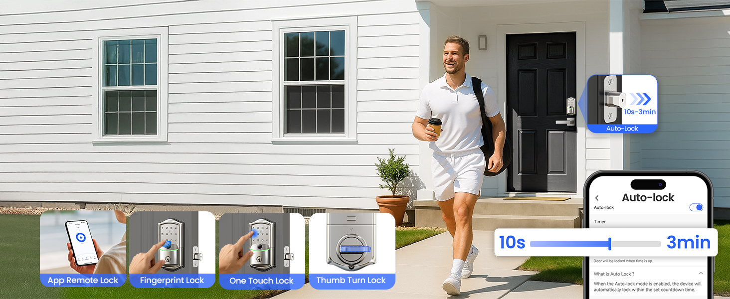 smart door lock Auto Lock