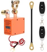 WODHMIEY Remote Battery Disconnect Switch 12V 120A/200A/240 A/250A, Side Post Wireless Battery Di...