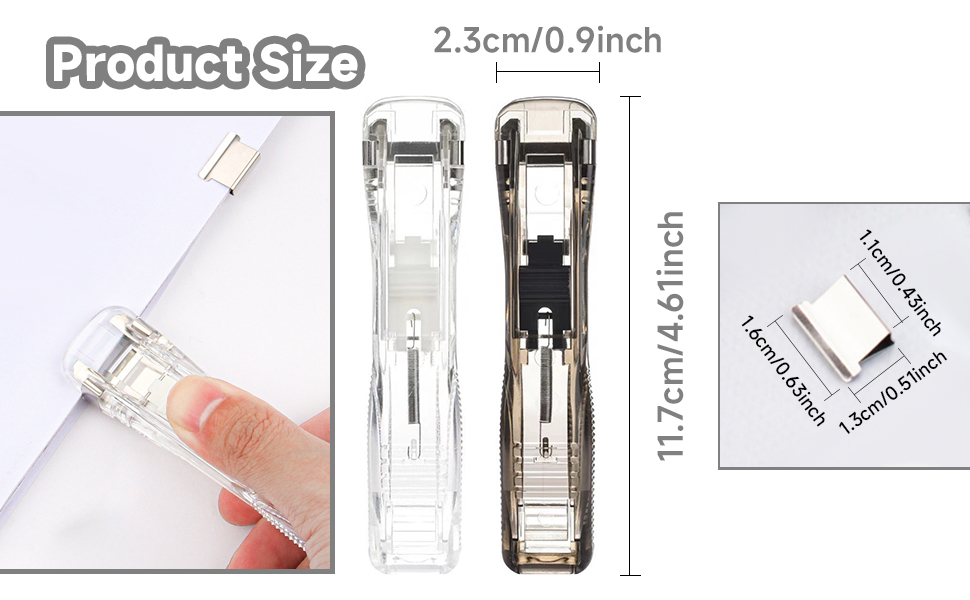 Portable Binder Clip Stapler