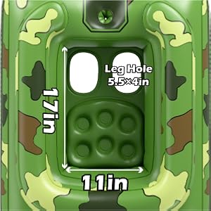 inflatable tank pool float with water cannon