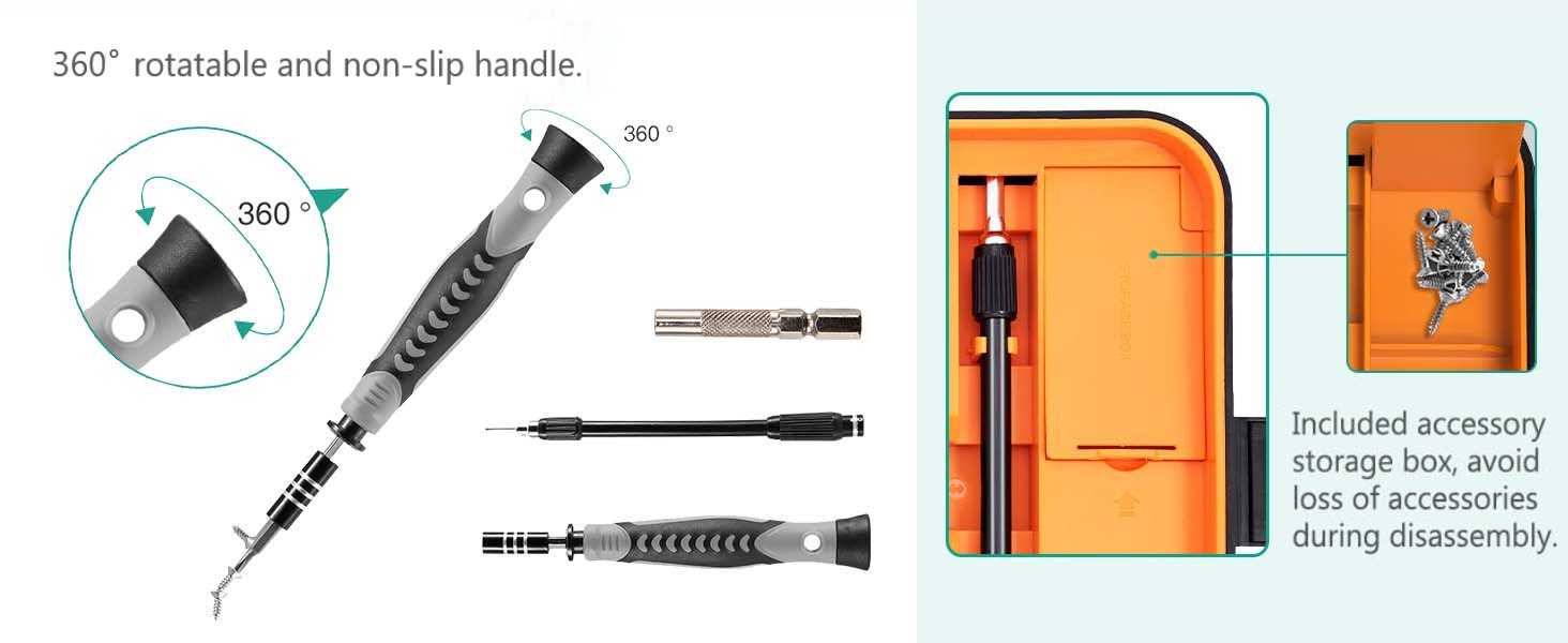 Precision Screwdriver Set, Magnetic Screwdriver Kit