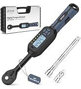 3/8 Torque Wrench Digital (2.21-44.25 Ft. Lb) ±1% Accuracy Digital Inch Pound Torque Wrench 3/8 D...