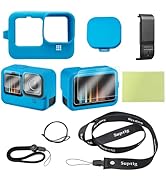 Suptig Protective Case, Silicone Case Compatible for gopro hero 12,11,10,9