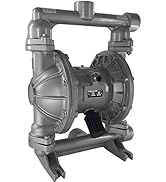 CDZHLTG Double Diaphragm Pump 1 inch Inlet &amp; Outlet, 24GPM Diaphragm Air-opearted Pump, Air Pump