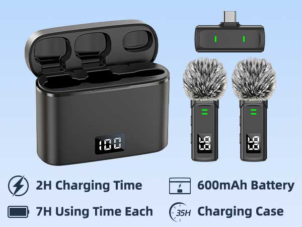Large Battery Life Microphone
