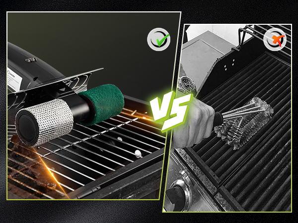 Saker Electric Grill Brush for Outdoor Grill