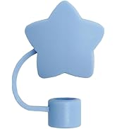 Silicone Straw Cover Cap for Cup, Star Shape Topper Compatible with 10mm 30 and 40 Oz Tumbler, Re...