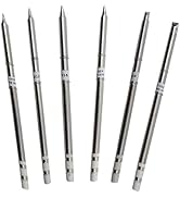 FEITA Soldering Iron Tips T12 Electrical Solder Tip Kits for Micro Electric Soldering Station, Sm...