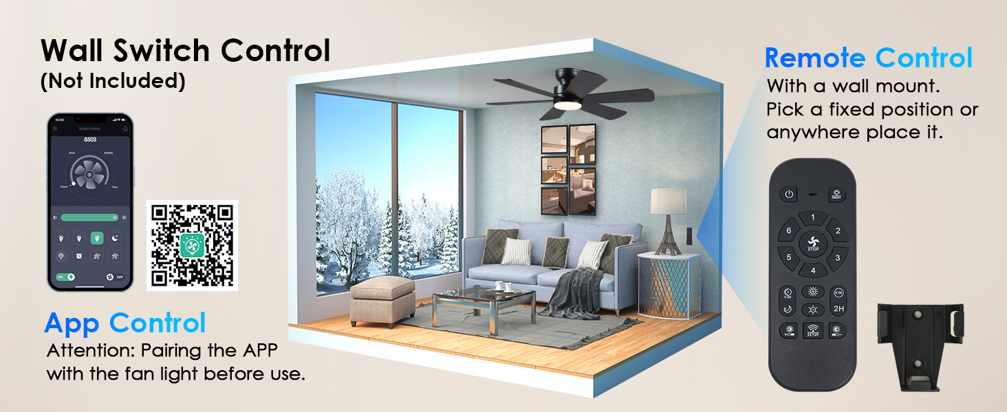 ceiling fan light with remote