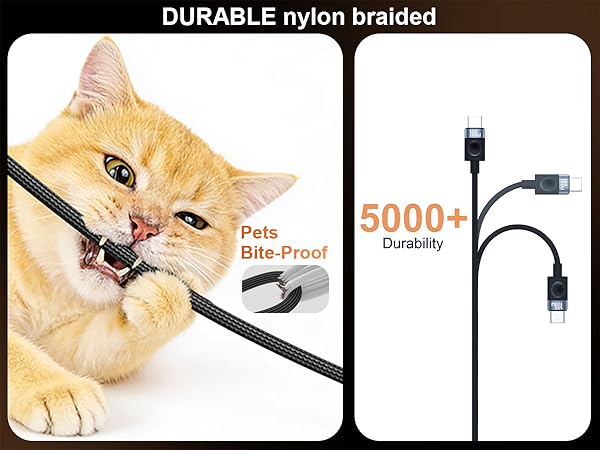 DURABLE nylon braided PetsBite-Proof 5000+Durability