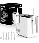 Upgraded Version 900ML Large Capacity Countertop Water Flosser, Aquarius Water Flosser Profession...