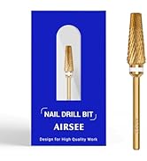 AIRSEE Upgrade 5 in 1 Pro Nail Drill Bits,Carbide Tungsten Acrylic Nail Drill Bit Efile Electric ...