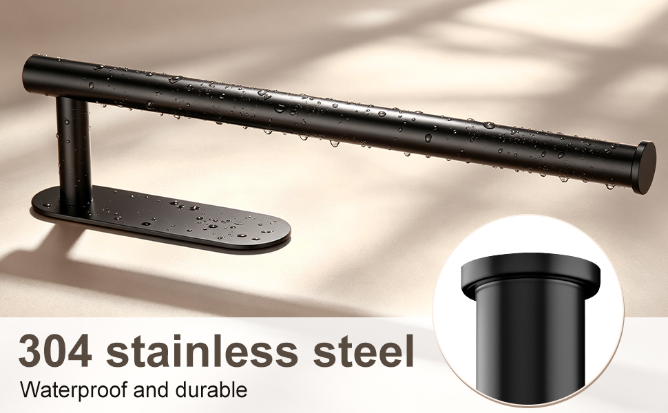 304 stainless steel, Waterproof and durable