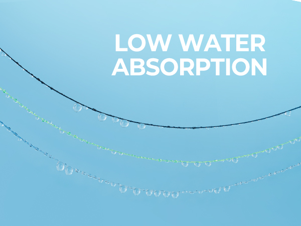 low water absorption mono fishing line