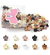150 pcs Mini Flower Hair Clips Colorful Small Hair Clips Mini Claw Clips Cute Hair Accessories fo...