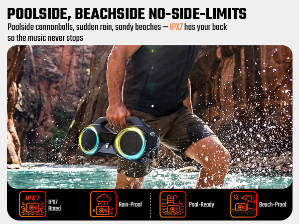 bluetooth speaker waterproof