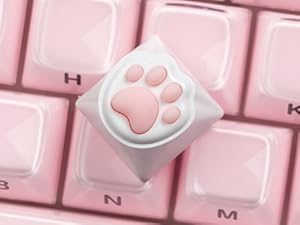 Pink Wireless Mechanical Keyboard 75% with Color Multimedia Screen Gaming Keyboard